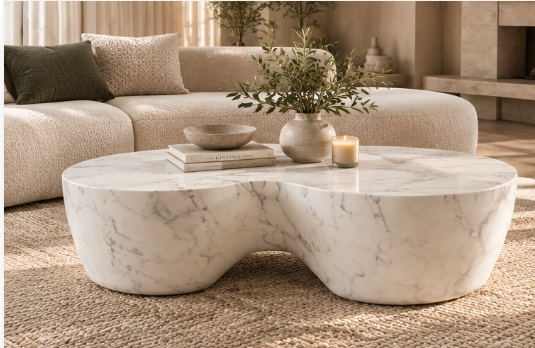 Organic Sculptural Statement Coffee Table